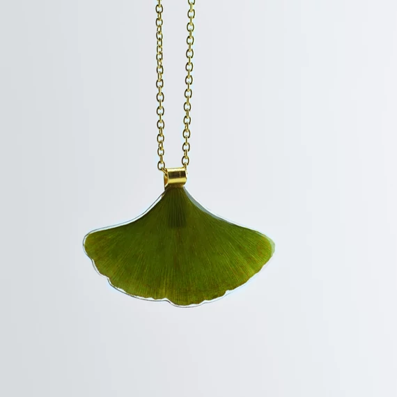 Ginkgo nyaklánc (arany)