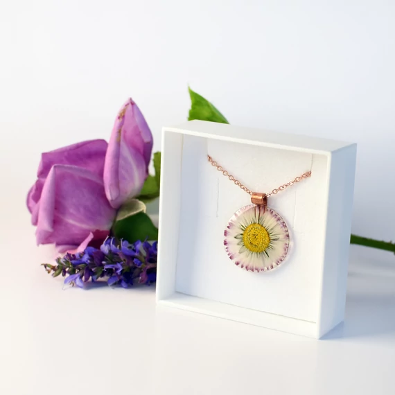 Százszorszép nyaklánc (rosegold)