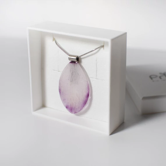 Orchidea nyaklánc (ezüst)