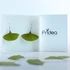 Kép 1/2 - Ginkgo fülbevaló (ezüst)