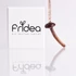 Kép 2/2 - Lila pénzecskegomba nyaklánc (rosegold)