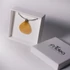 Kép 1/2 - Sárga rózsa nyaklánc (ezüst)